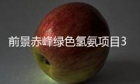前景赤峰綠色氫氨項(xiàng)目32萬(wàn)噸首期工程投產(chǎn)