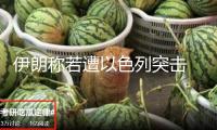 伊朗稱(chēng)若遭以色列突擊 將沖擊以隱秘核設(shè)施