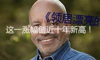 這一漲幅創(chuàng)近十年新高！重磅數(shù)據(jù)出爐 最新解讀來了
