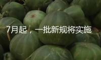 7月起，一批新規(guī)將實施
