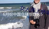 6月份中國倉儲指數(shù)為51% 連續(xù)八個月運行在擴(kuò)張區(qū)間